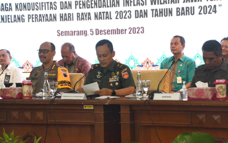 Kodam IV/Diponegoro Bersama Forkopimda Jateng Siap Jaga Kondusifitas Jelang Nataru
