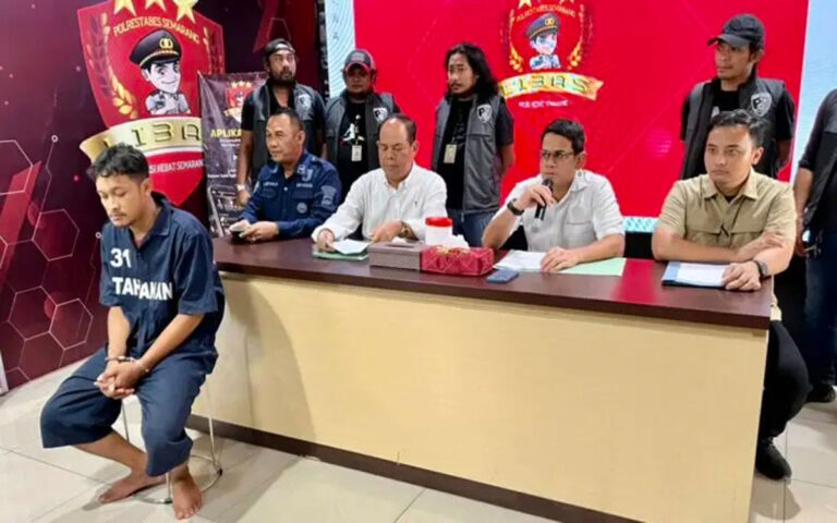 Polrestabes Semarang Ringkus Pelaku Pencuri Mobil Pick Up