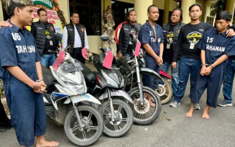 Polrestabes Semarang Ringkus Komplotan Spesialis Curanmor