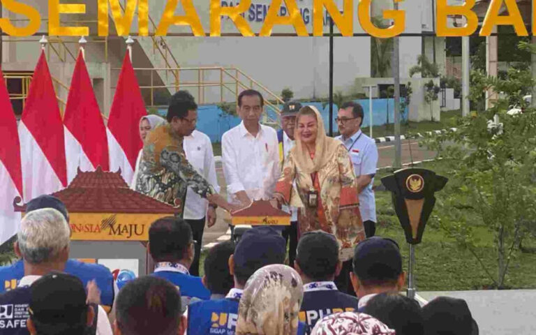 Resmikan SPAM Semarang, Jokowi Apresiasi Pemkot Semarang Kelola Air Bersih