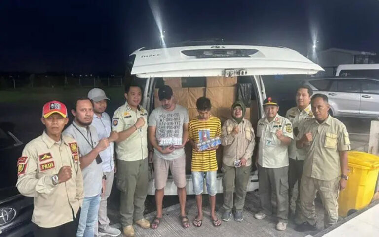 Satpol PP Jateng dan Bea Cukai Amankan Ribuan Batang Rokok Ilegal di Tol Pemalang