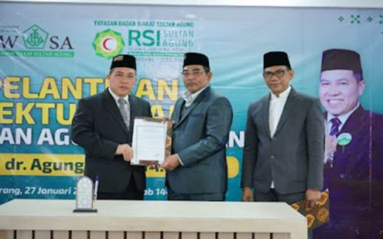 Agung Putra Resmi Dirut RSISA Semarang Masa Bakti 2024-2026