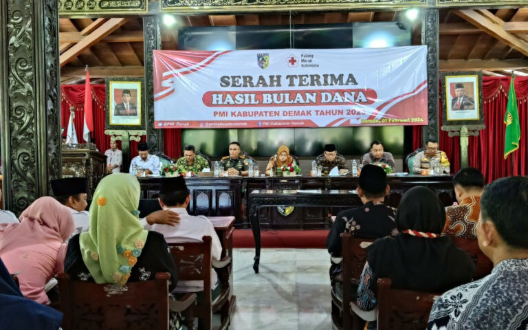 Hasil Bulan Dana PMI Demak Lebihi Ekspektasi