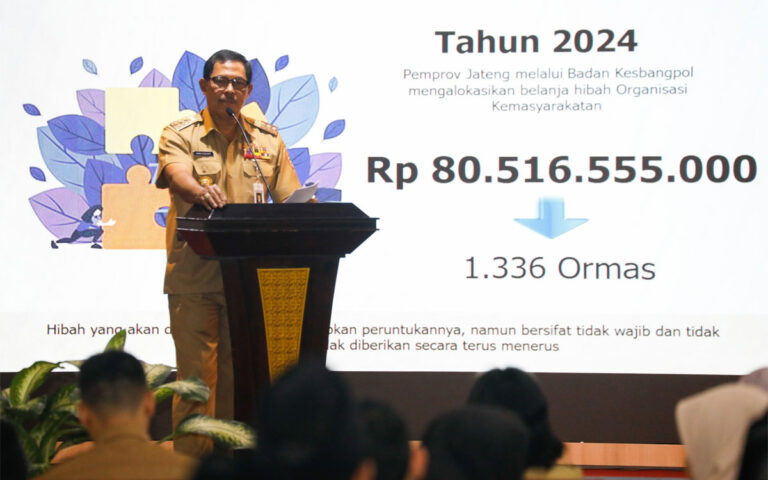 Pemprov Jateng Kucurkan Dana Hibah Ormas 2024 Senilai Rp80,5 Miliar