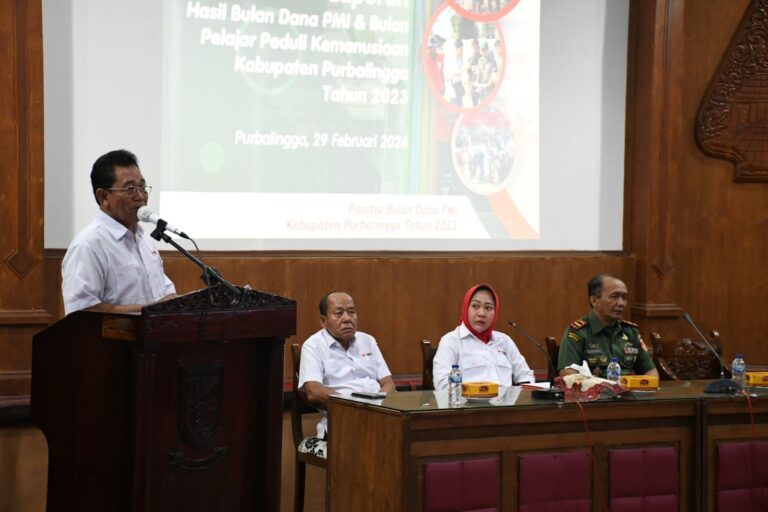 PMI Purbalingga 2023 Kumpulkan Bulan Dana Rp1,5 Miliar