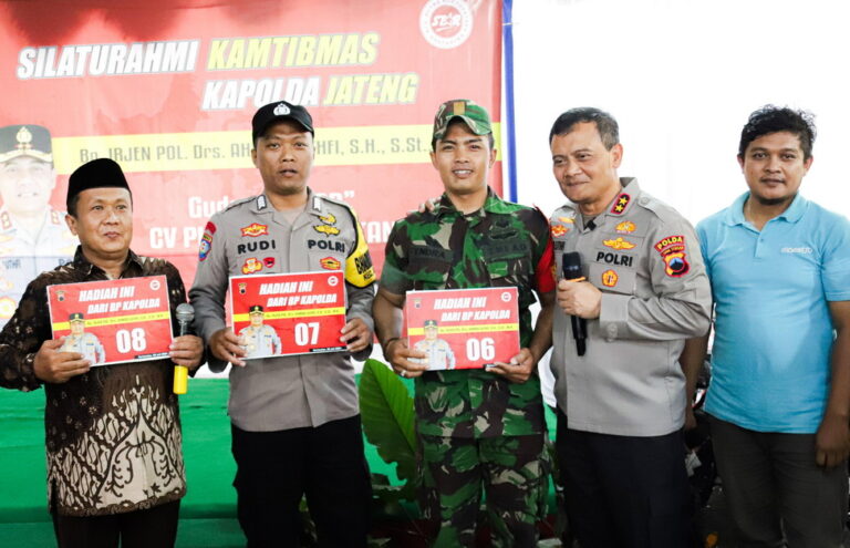 Kapolda Irjen Pol Ahmad Luthfi Sambang Kamtibmas  ke CV Putra Kertonatan Sukoharjo