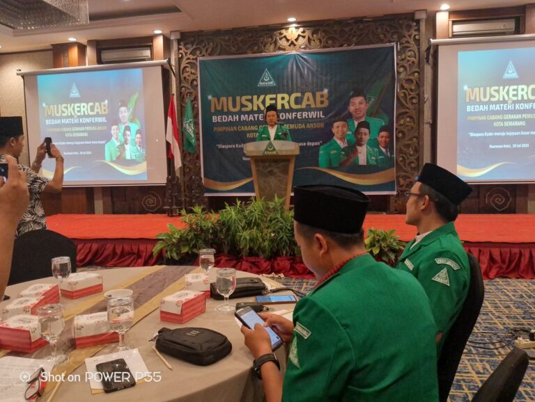 Muskercab GP Ansor Kota Semarang Juga Bedah Materi Konferwil  Ansor Jateng