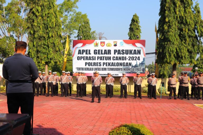Polresta Banyumas Apel Gelar Pasukan Siap Laksanakan Operasi Patuh Candi 2024