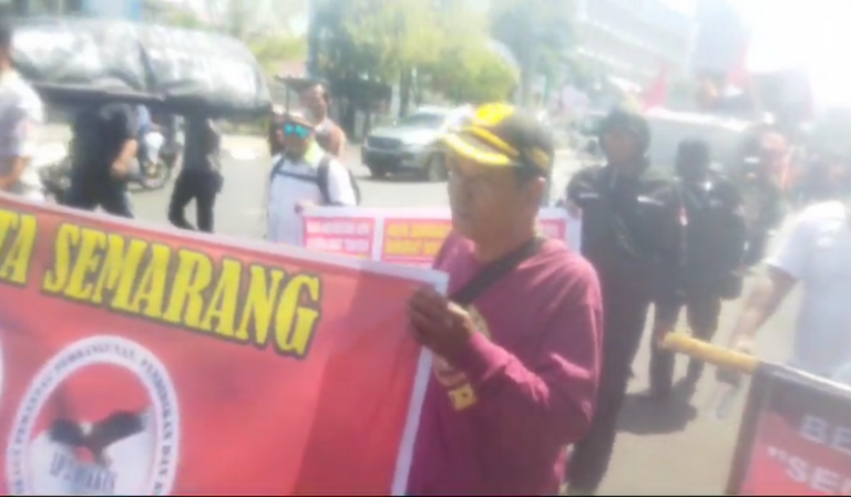 Front Pegiat Anti Korupsi Tuntut KPK Tetapkan Tersangka Kasus Korupsi Kota Semarang