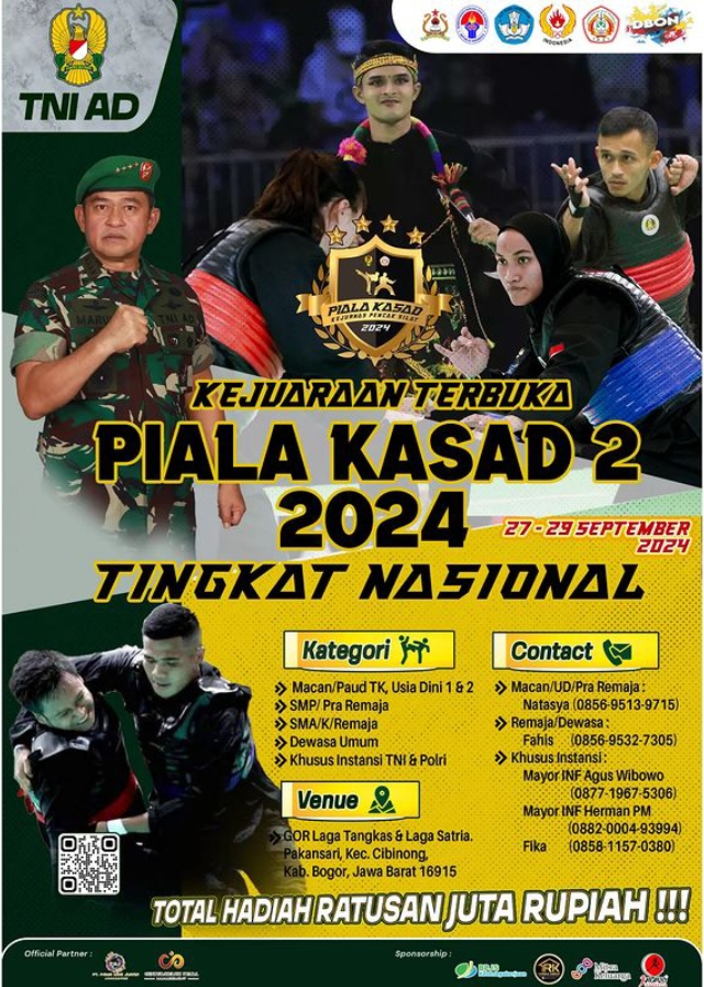 Saksikan Ajang Bergengsi TNI AD dan IPSI di Kejuaraan Pencak Silat Nasional