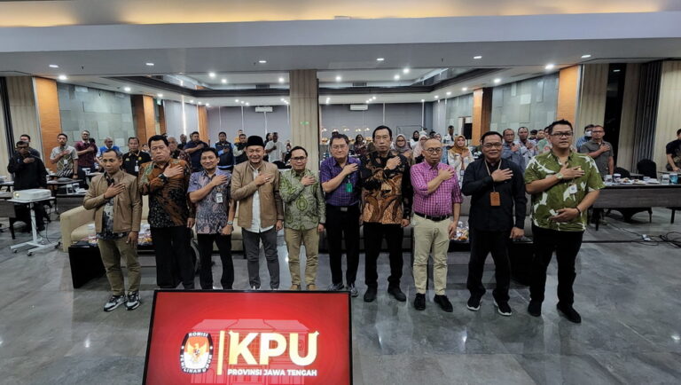 KPU Jawa Tengah Gelar Rakor Persiapan Penerimaan Pendaftaran Calon Gubernur dan Wakil Gubernur 2024