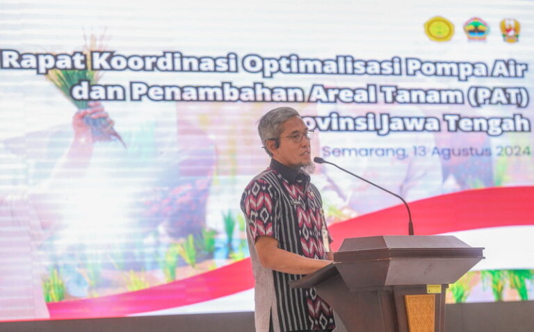 Ribuan Unit Pompa Air Akan Dipasang untuk Menggenjot Produktivitas Padi di Jawa Tengah