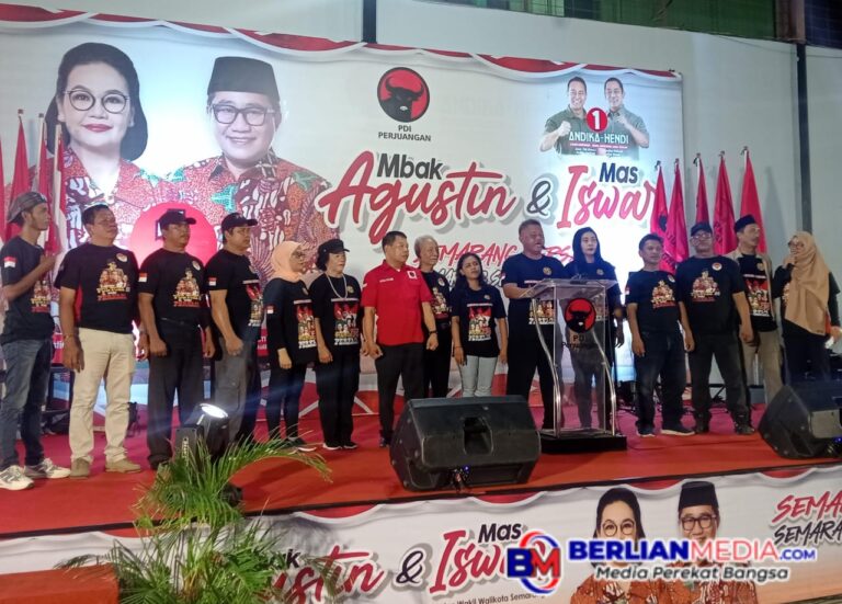 Ratusan Alumni SMK 05 Deklarasi Dukung Agustina-Iswar di Pilwalkot Semarang 2024