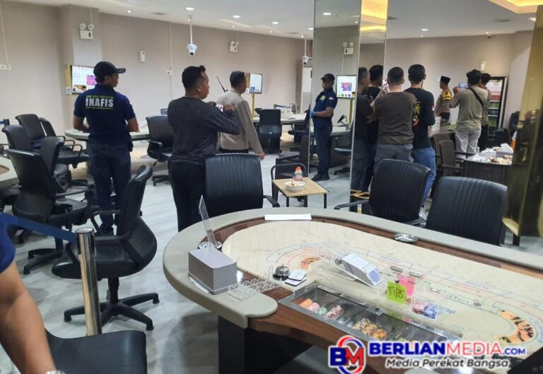 Polrestabes Semarang Gerebek Tempat Perjudian Kelas Atas Berkedok Tempat Hiburan di Kawasan Ruko Anjasmoro