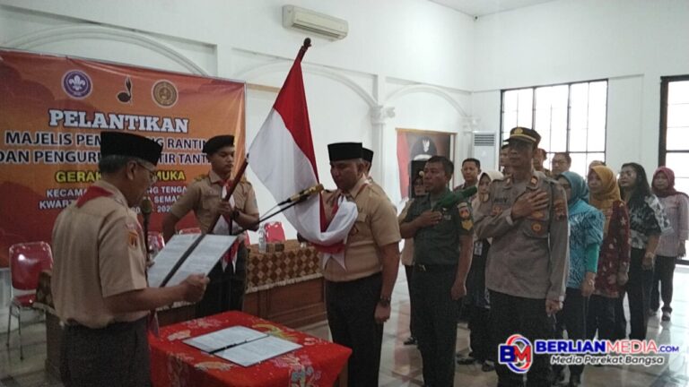 Aniceto Magno Da Silva Dilantik Sebagai Kamabiran Gerakan Pramuka Semarang Tengah