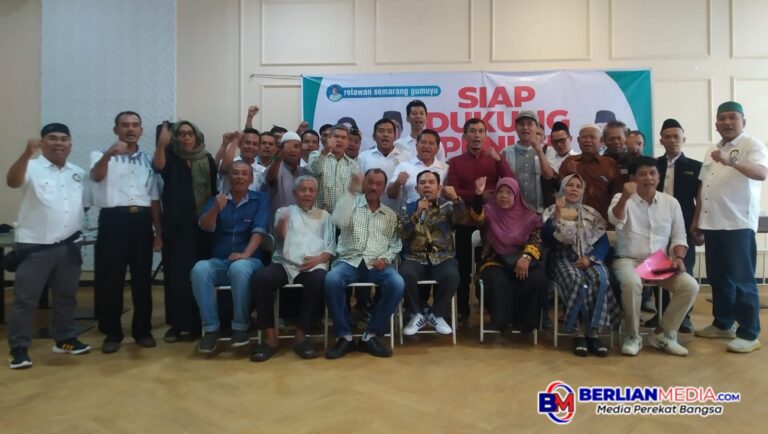 Relawan Semarang Gumuyu Kompak Dukung Penuh Agustin-Iswar untuk Pilwakot Semarang