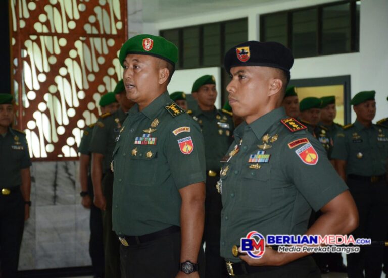 Kasdam IV/Diponegoro Pimpin Kenaikan Pangkat 52 Pamen Jajaran Makodam