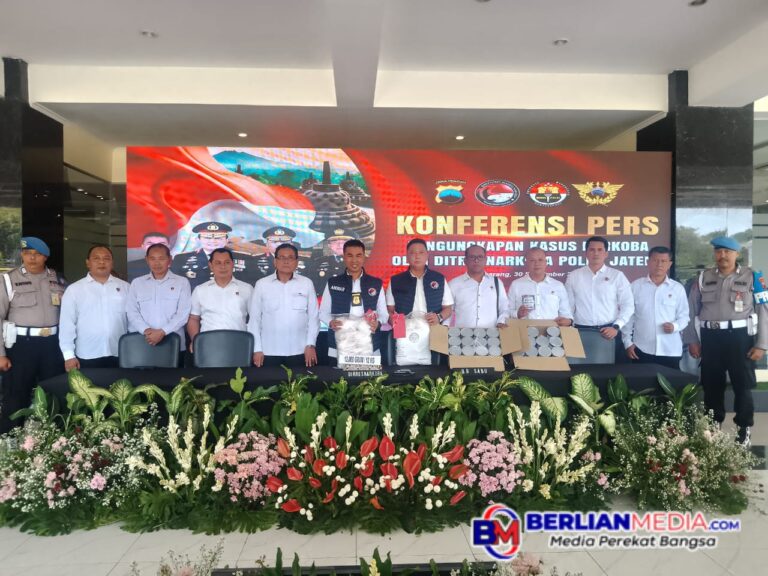 Polda Jateng Ungkap Jaringan Narkoba Internasional