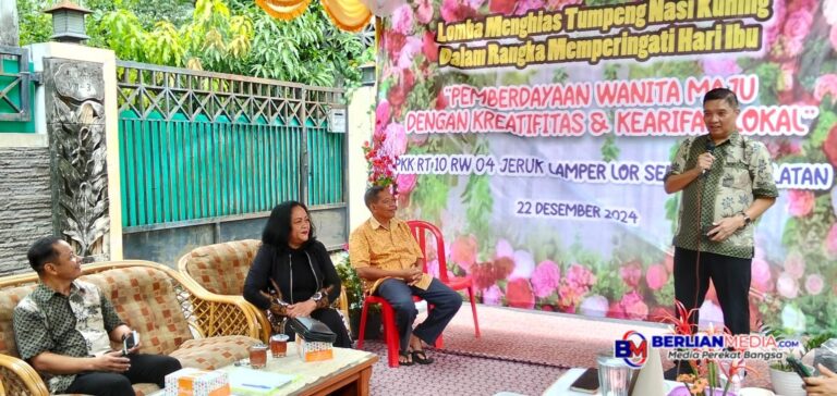 Lomba Menghias Tumpeng Nasi Kuning Lamper Lor Upaya Lestarikan Kearifan Lokal