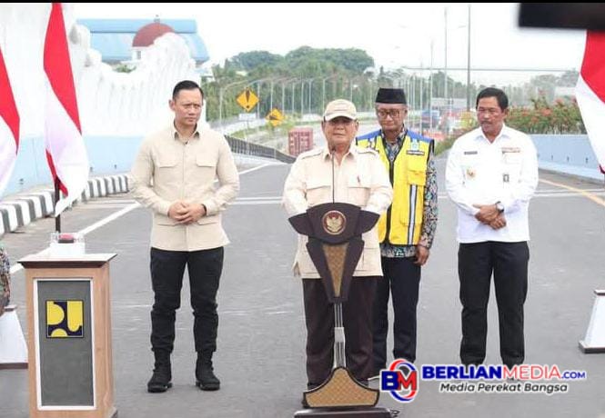 Flyover Madukoro Semarang Jawa Tengah Diresmikan Presiden Prabowo