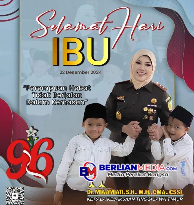 Kajati Jatim Mia Amiati: Ibu, Sosok yang Tak Pernah Berubah
