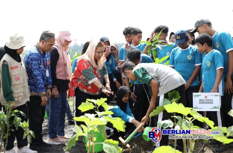 Dukung Swasembada Pangan, Pemkot Semarang Ajak Pelajar Kembangkan Pertanian Terpadu