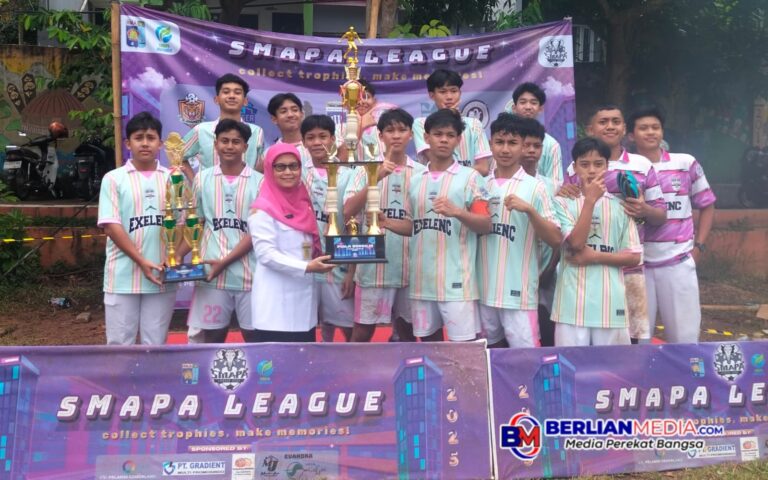 Tim X-9 Juara Liga SMAPA 2025 Usai Bekuk XI-8 dengan Skor 3-1