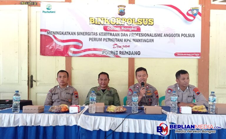 Perhutani Mantingan Gelar Pembinaan Polisi Hutan 