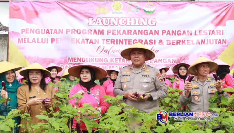Kapolres Blora Harap, Program Pekarangan Pangan Lestari Dapat Mendukung Ketahanan Pangan dan MBG