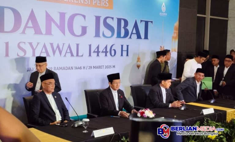 Susul Muhammadiyah, Pemerintah Tetapkan 1 Syawal 1446 H pada 31 Maret 2025