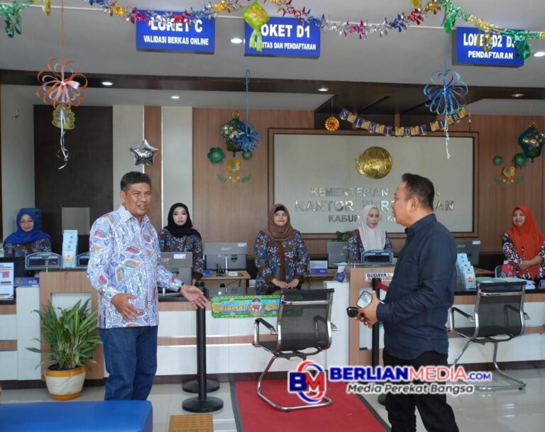 Kakanwil BPN Jateng Tinjau Layanan Pertanahan Terbatas di Eks Karesidenan Semarang Selama Libur Lebaran