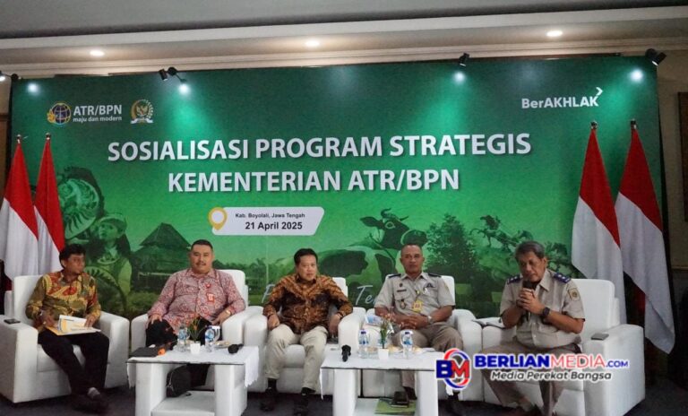Sosialisasi Program Strategis ATR/BPN Digelar di Boyolali, Fokus pada Sertifikasi Tanah Wakaf dan Transformasi Digital