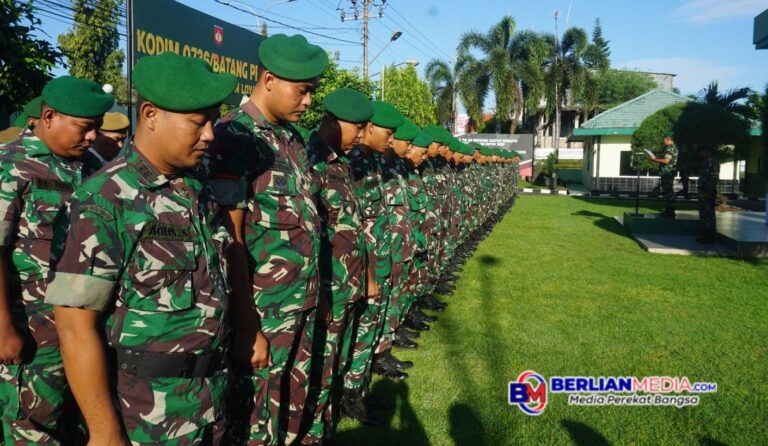 Kasdim 0736/Batang Pimpin Apel Kembali dan Pelepasan Cuti Lebaran Gelombang II