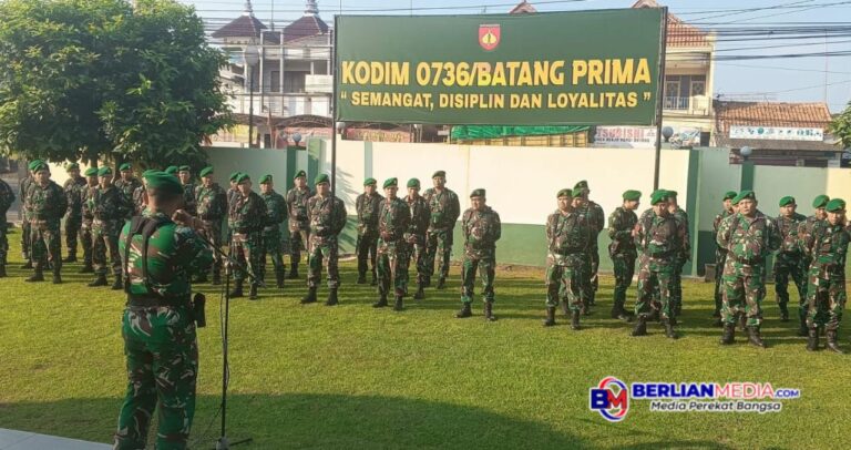 Kodim 0736/Batang Gelar Apel Siaga Hari Buruh Nasional