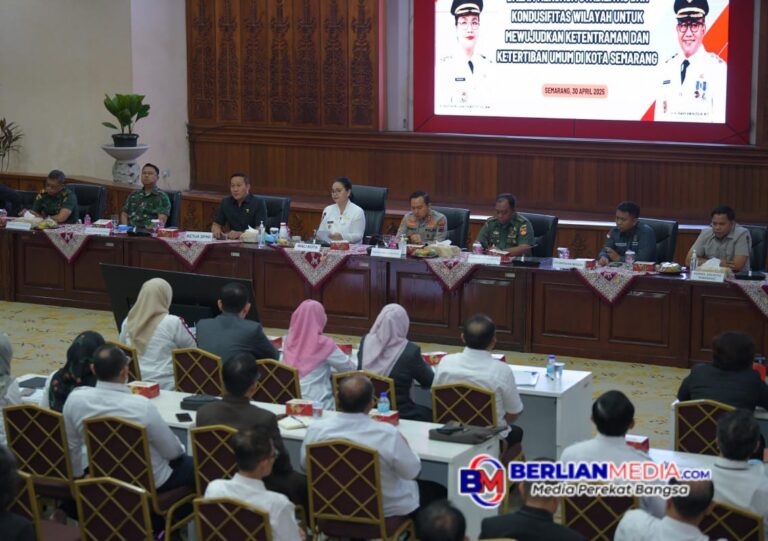 Wali Kota Semarang Agustina Wilujeng Kuatkan Koordinasi dengan Forkopimda
