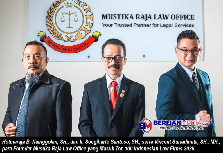 Mustika Raja Law Office Raih Penghargaan Top 100 Indonesian Law Firms 2025