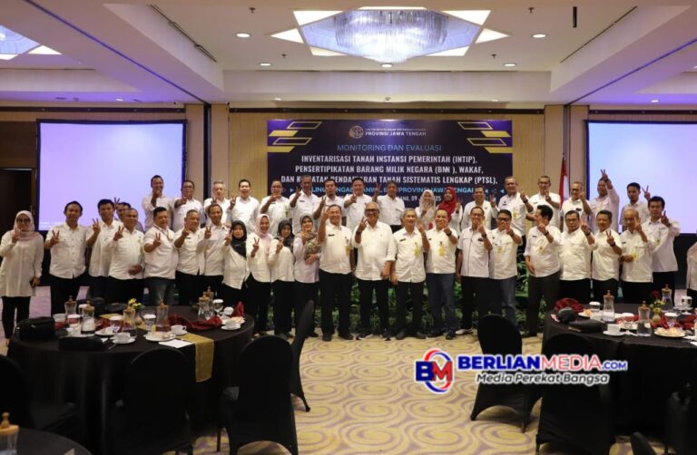 Lancarkan Program Pertanahan Strategis, BPN Jateng Gelar Monev