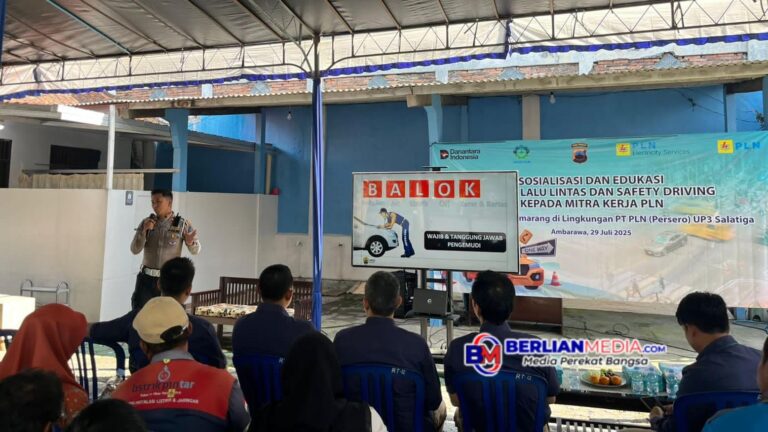 Sat Lantas Polres Semarang Jalin Kerjasama Keselamatan Berlalu Lintas dengan PLN