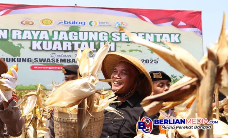 Ketua DPRD Jateng Sumanto Ikut Panen Raya Jagung di Karanganyar