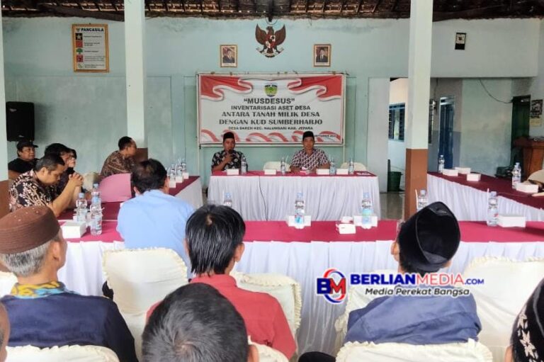 Pemerintah Desa Daren Jepara Gelar Musdesus Bahas Status Tanah KUD Sumber Harjo