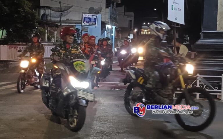 Ciptakan Batang Tetap Kondusif, Kodim 0736/Batang Gelar Patroli Bersama Ormas