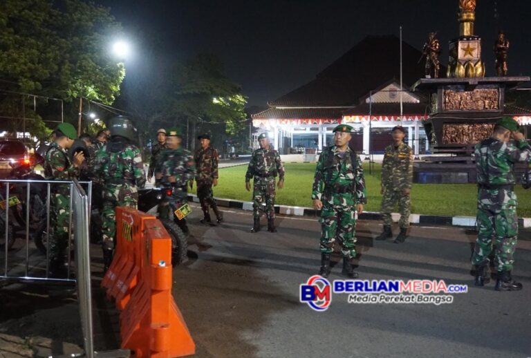 Kodim 0736/Batang Bersama Unsur Terkait Gelar Patroli Mandiri Jaga Kamtibmas