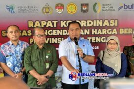 Jaga Daya Beli Masyarakat, Tim Satgas Pangan Polda Jateng dan Bulog Pantau Langsung Harga Beras di Pasaran Polda Jateng_Tim Satgas Pangan