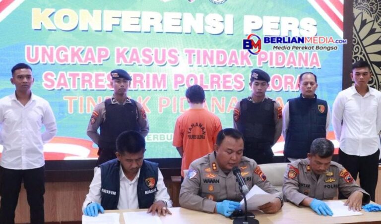 Polres Blora Tangkap Pemuda Pelaku Persetubuhan Anak di Bawah Umur