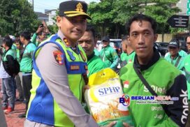 Apel Ojol Kamtibmas, Polres Jepara Ajak Pengemudi Ojol Jadi Mitra Strategis Jaga Kamtibmas Polres Jepara_Apel Ojol