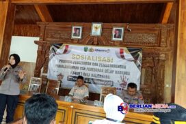 Antisipasi Peredaran Narkoba, Polres Jepara Sosialisasikan P4GN ke Warga Desa Kaligarang Polres Jepara_Sosialisaai P4GN