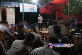 Kapolres Semarang Apresiasi Semangat Warga di Tengah Hujan saat Supervisi Satkamling Dusun Gumukan, Tengaran Polres Semarang_Supervisi Satkamling Tengaran