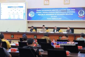 Percepat Penyelesaian Persoalan Tanah dan Ruang, Menteri Nusron Adakan Rakor dengan Kepala Daerah Se-Sulsel BPN_Nov20