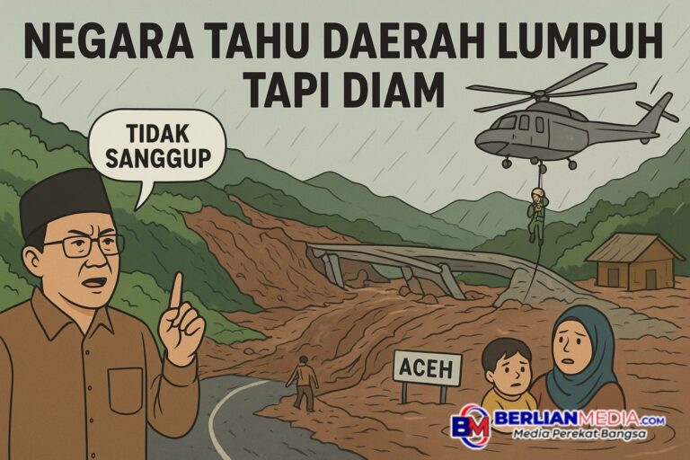 Negara Tahu Daerah Lumpuh Tapi Diam