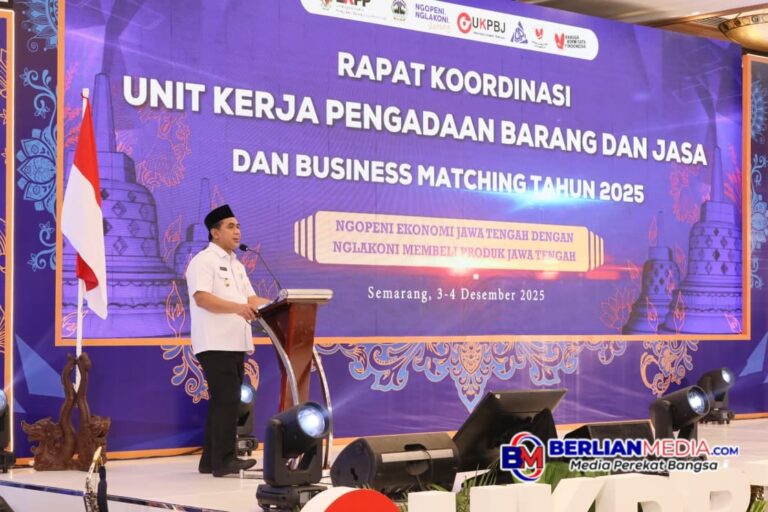 Wagub Jateng Minta Percepatan Pengadaan Barang dan Jasa Sejak Awal Tahun